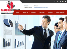 Tablet Screenshot of canadiancurrent.com